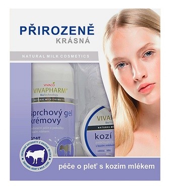 Kazeta kozí mléko +krém +žínka - Kosmetika Pro ženy Dárkové kazety